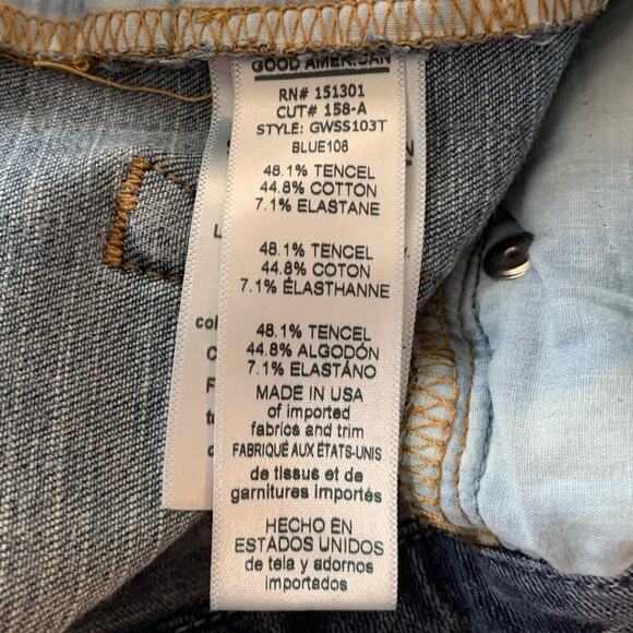 Good American Good Waist Women's Skinny Jeans    -  Size:   2/26 - Picture 12 of 15